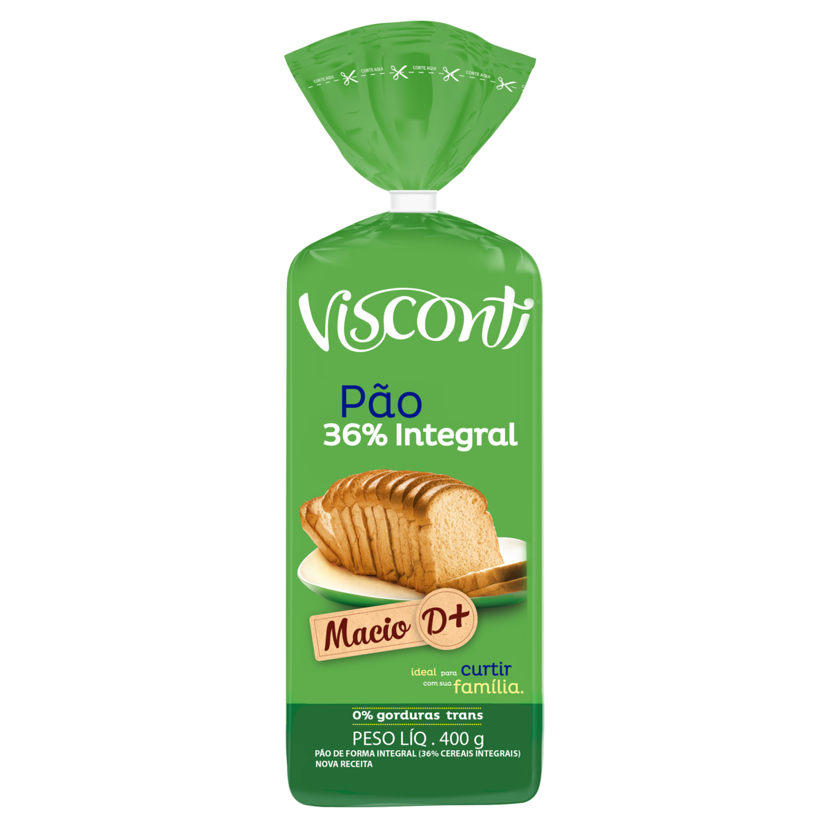 Bauducco Pão 36% Integral